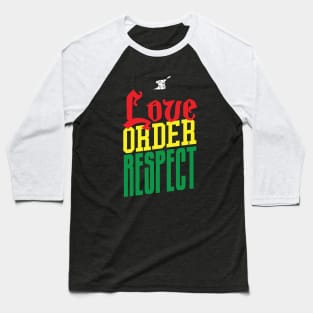 Love Order Respect Trini Baseball T-Shirt